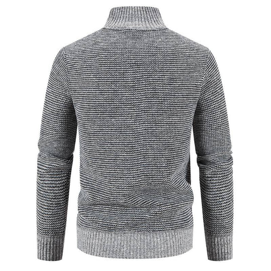 Herren lässige Steppjacke mit Strickärmeln EB