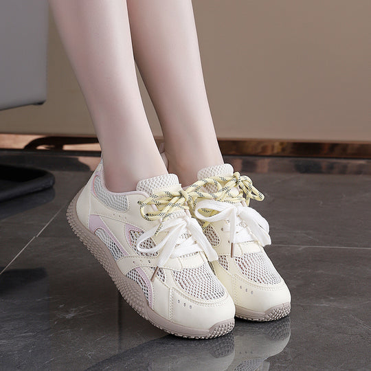 Damen  Atmungsaktive Sportliche Sneakers mit praktischem Schnürsystem EB