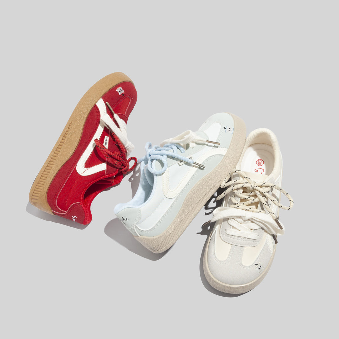 Damen Sportliche Sneakers mit innovativer Schnürtechnologie und rutschfester Sohle EB