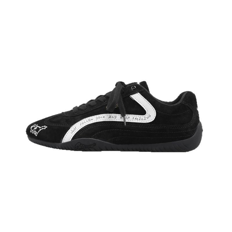Damen Sportliche Sneaker mit robustem Wildleder und dämpfender Sohle EB