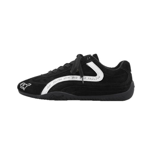 Damen Sportliche Sneaker mit robustem Wildleder und dämpfender Sohle EB