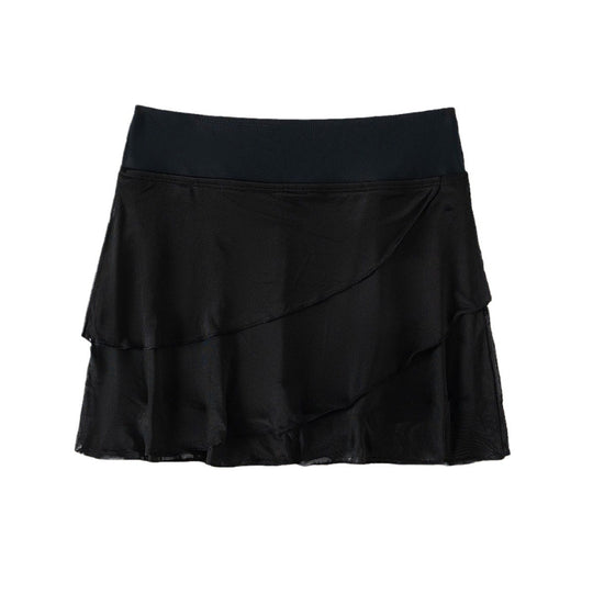 Damen Maxirock aus luftiger Chiffon-Optik mit asymmetrischem Schnitt EB