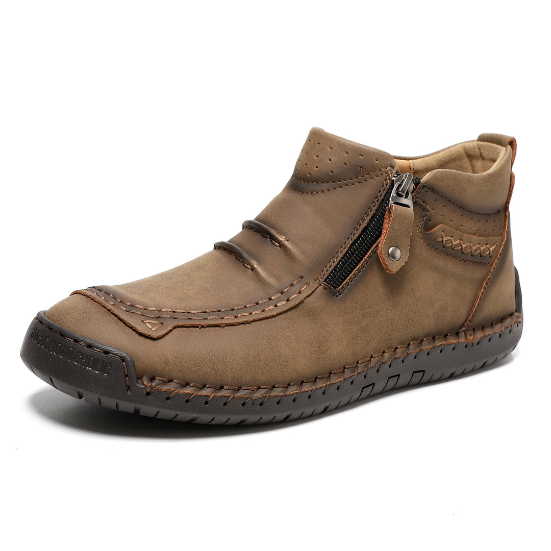 Herren modische Stiefel mit praktischem Reißverschluss EB