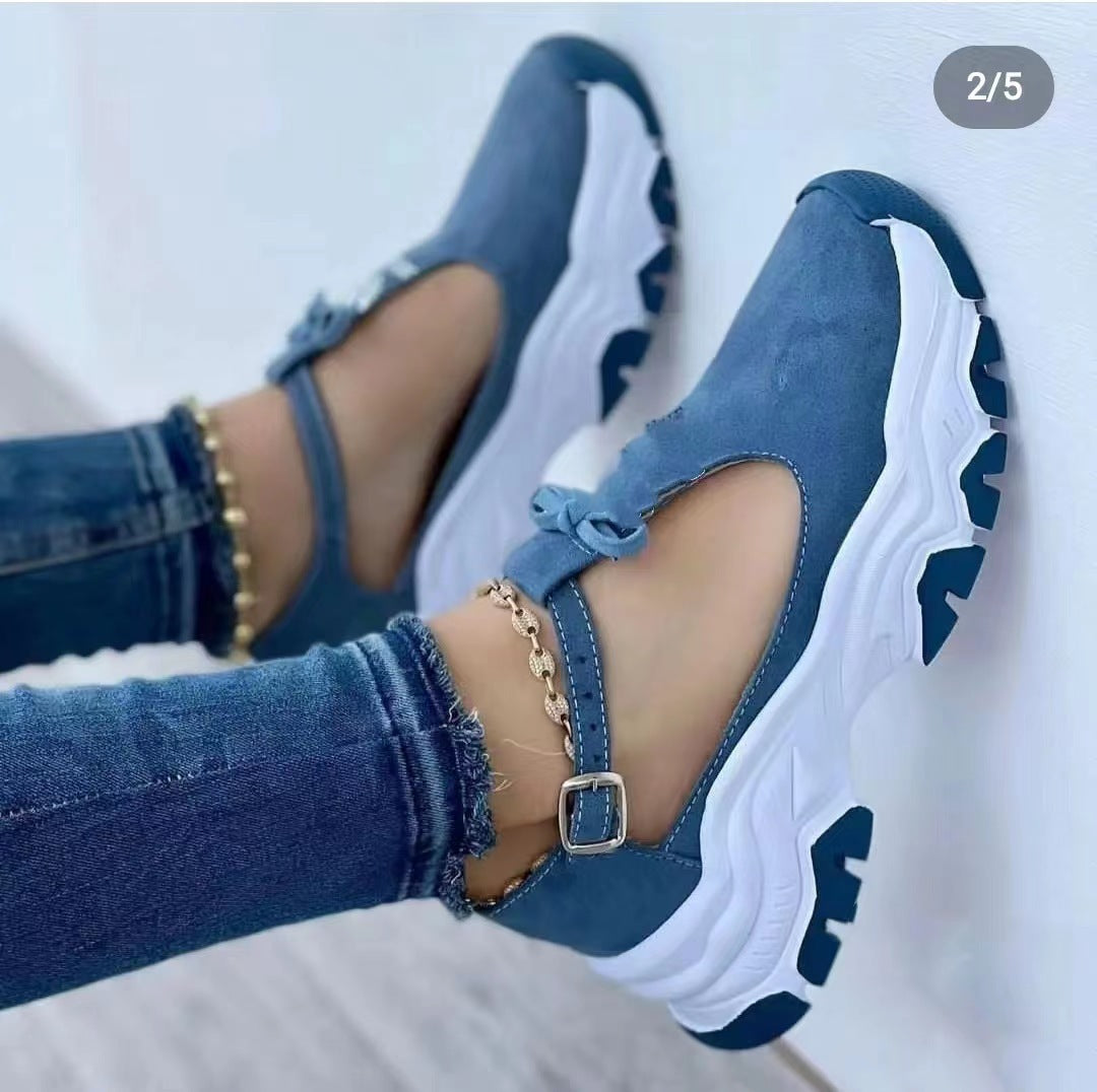 Damen Sportliche Sneaker mit flexibler Sohle EB
