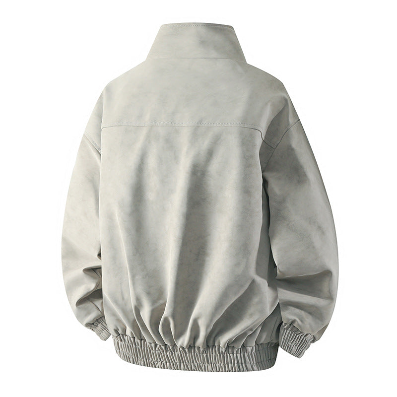 Herren Modische Übergangsjacke mit hohem Kragen und revitalisierendem Innenfutter EB