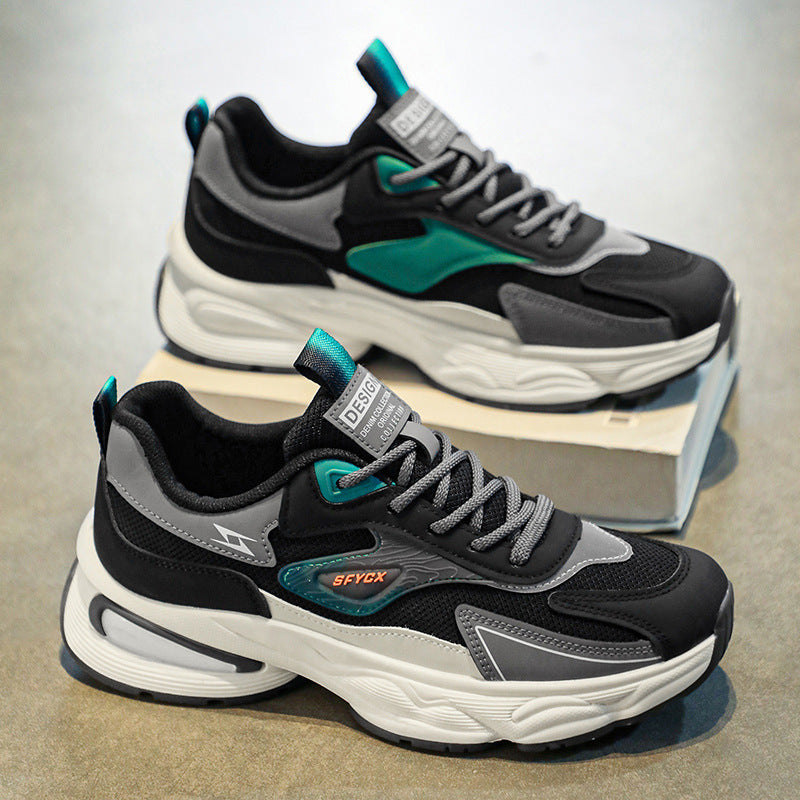 Damen Sportliche Comfort Sneakers mit atmungsaktiver Mesh-Oberfläche und dämpfender Sohle EB