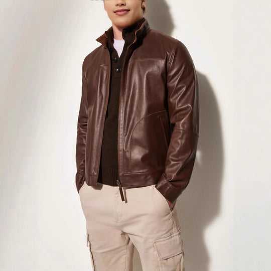 Herren jacke im modernen Schnitt mit strukturiertem Obermaterial EB