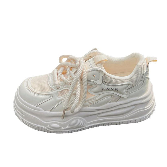 Damen Sportliche Chunky Sneakers mit atmungsaktiver Obermaterialstruktur EB