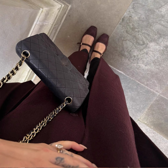 Damen eleganter Überwurf mit asymmetrischem Schnitt EB