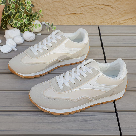 Damen Sportliche Sneakers mit atmungsaktivem Obermaterial und rutschfester Sohle EB
