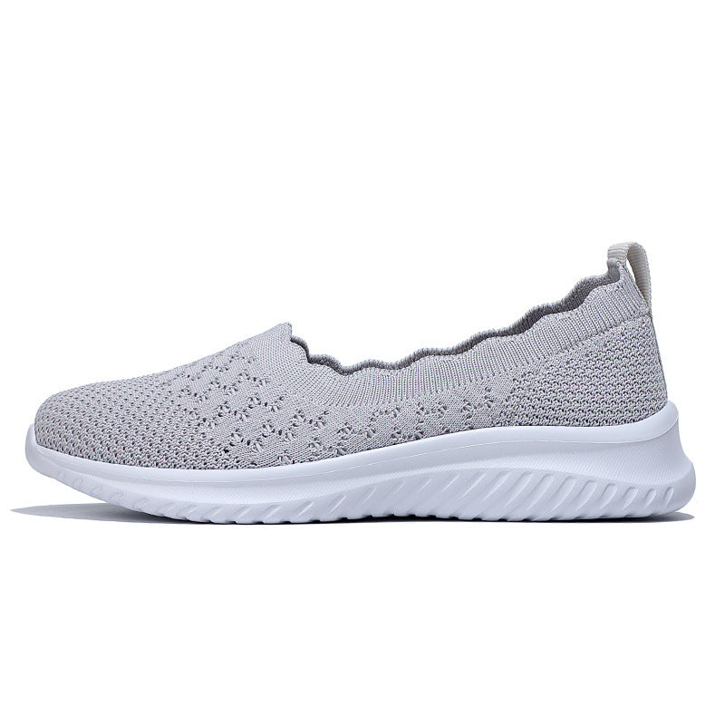 Damen Atmungsaktive Slip-On Sneakers mit komfortabler Sohle EB