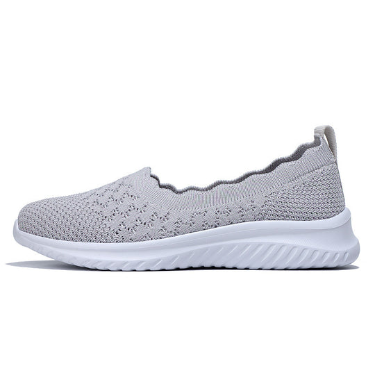 Damen Atmungsaktive Slip-On Sneakers mit komfortabler Sohle EB