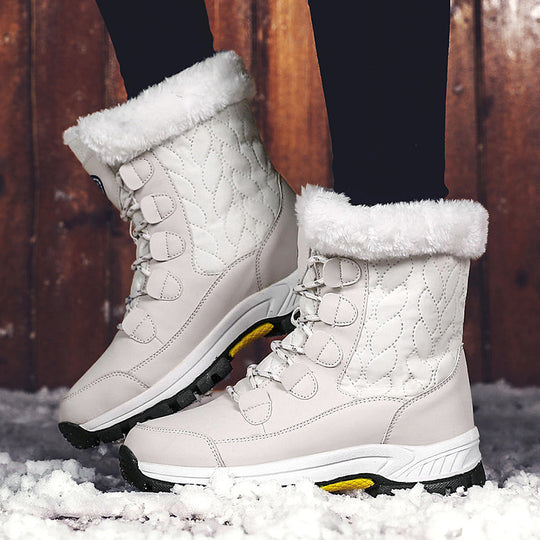 Damen Winterstiefel mit isolierter Fütterung und rutschfester Sohle EB
