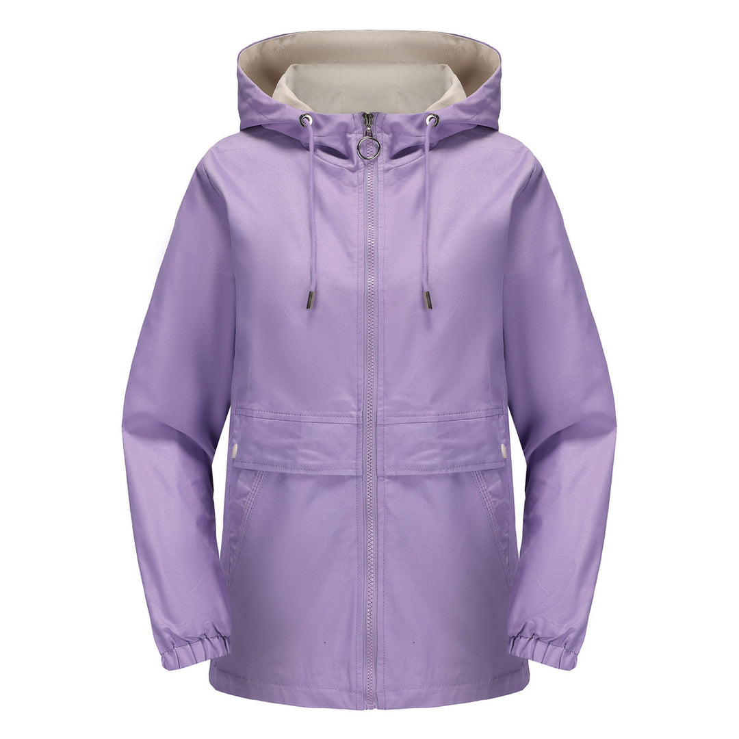 Damen modische Freizeitjacke mit verstellbarem Bund EB