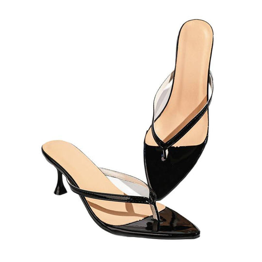Damen schicke High Heel Flip-Flops EB
