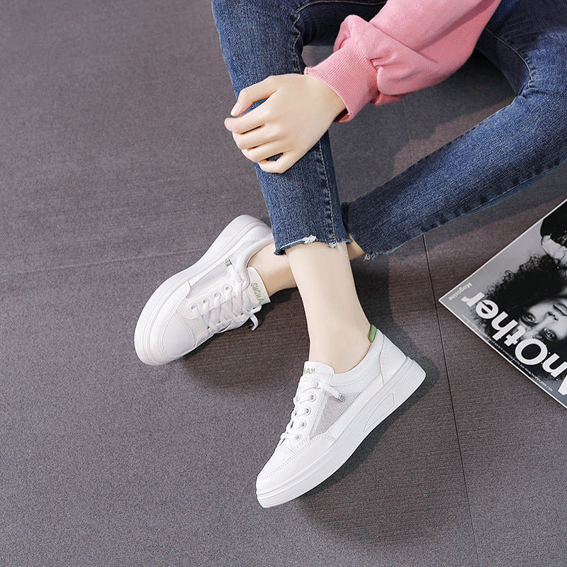 Damen Sportliche Sneaker mit atmungsaktivem Mesh und modischen Akzenten EB