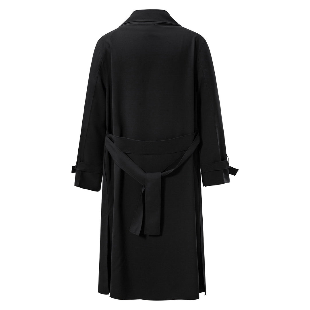 Damen Trenchcoat mit asymmetrischem Reversdesign und praktischen verstellbaren Ärmeln EB