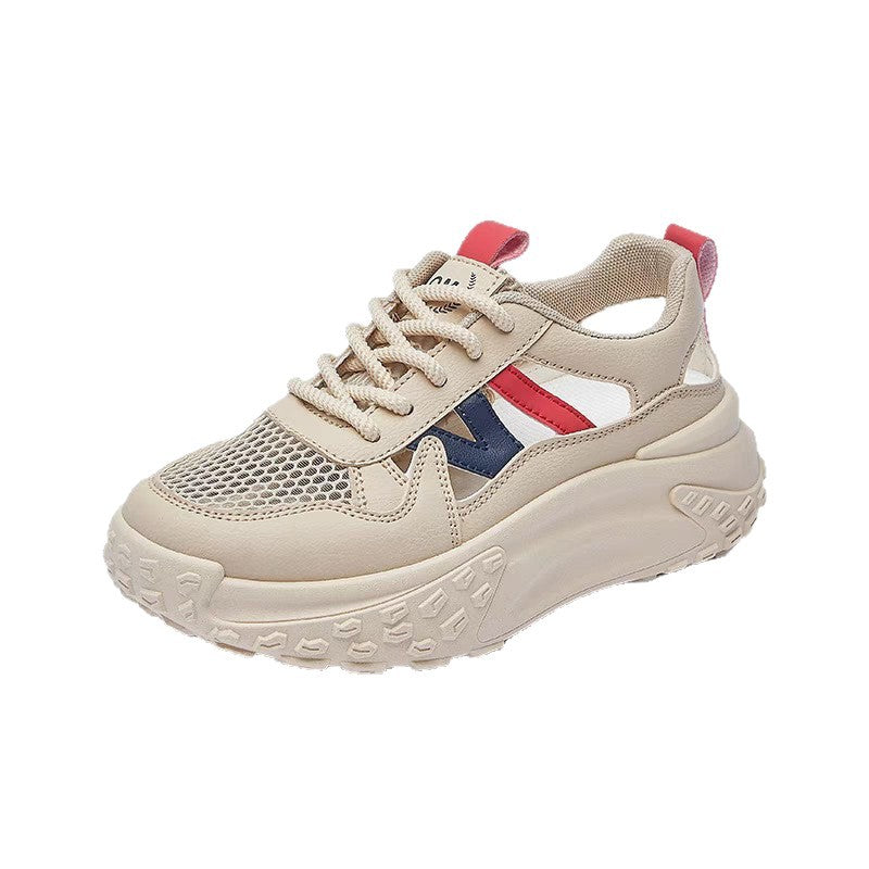 Damen Sportliche Sneakers mit atmungsaktivem Netz-Obermaterial von EB