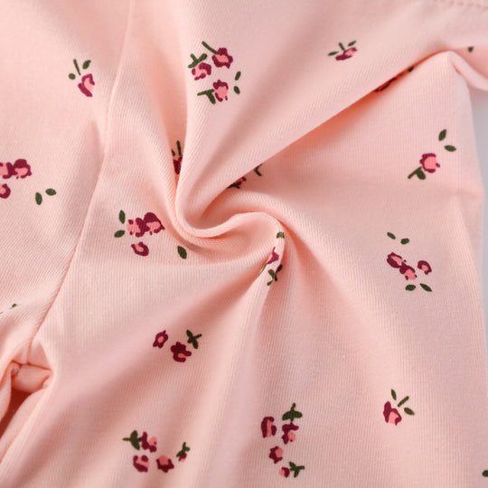 Mädchen Leggings mit zarten Blumenmustern EB