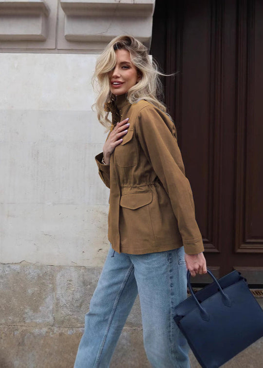 EB | Chic - Hochkragen Cargo-Jacke