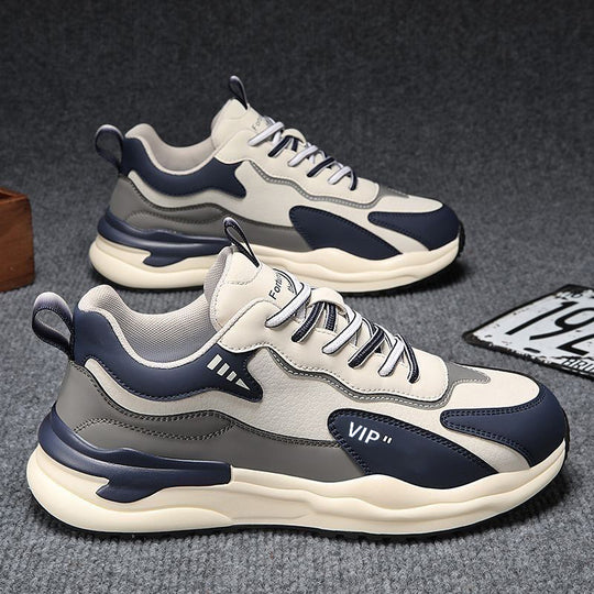 Damen Sportliche Chunky Sneakers mit atmungsaktiver Oberflächenstruktur EB