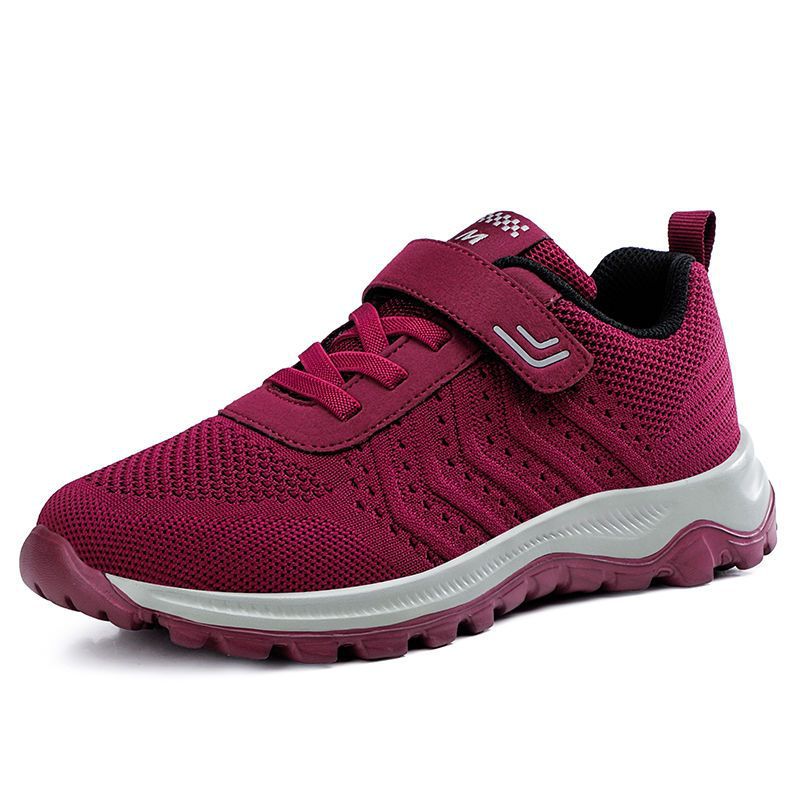 Damen Atmungsaktive Sport-Schuhe mit Klettverschluss und rutschfester Sohle EB