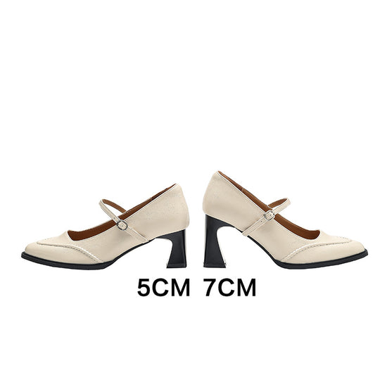 Damen Elegante High Heels mit Plateau und Riemchen EB