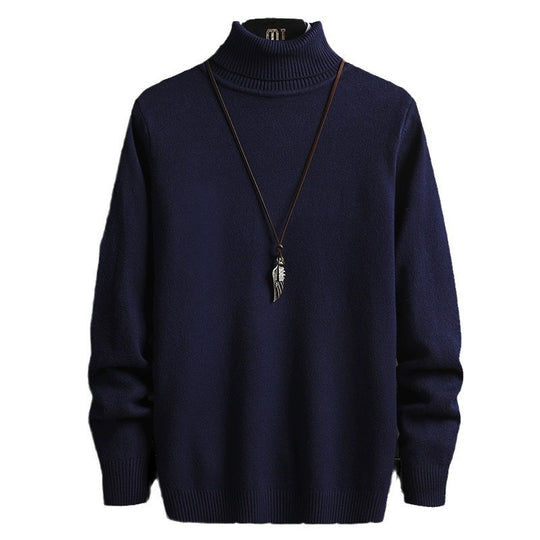 Herren bequemer Rollkragenpullover EB