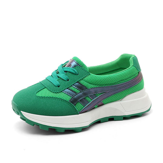 Damen Sportliche Sneakers mit atmungsaktiver Mesh-Oberfläche und dynamischem Sohlenprofil EB