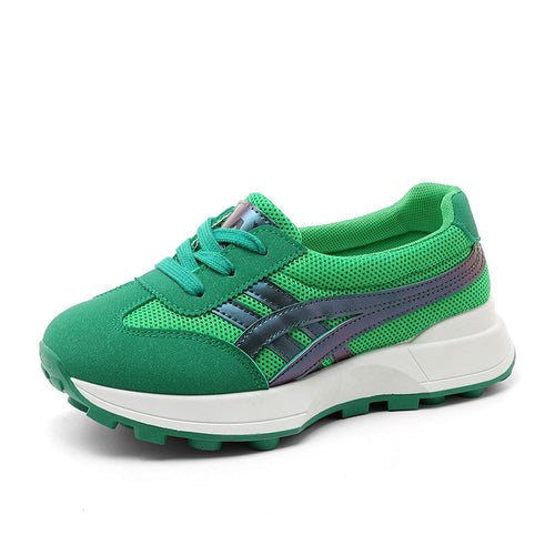 Damen Sportliche Sneakers mit atmungsaktiver Mesh-Oberfläche und dynamischem Sohlenprofil EB