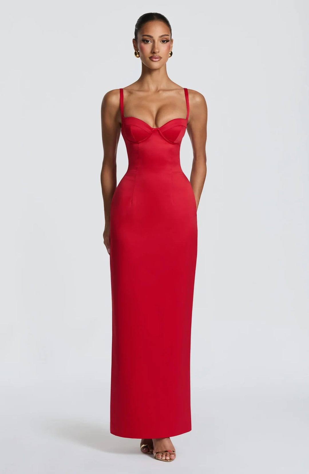 Damen Elegantes Ballkleid mit figurformendem Design EB