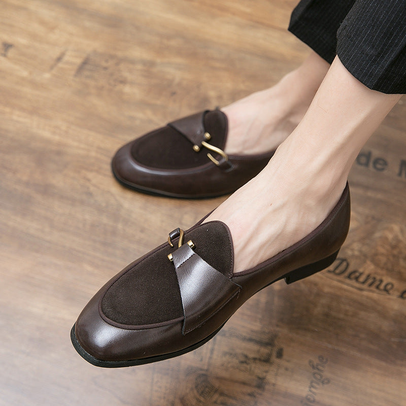 Herren Elegante Mokassins mit modischem Schnallen-Design EB