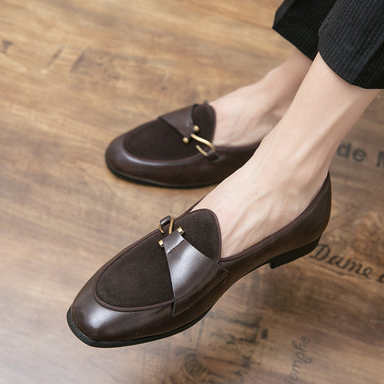 Herren Elegante Mokassins mit modischem Schnallen-Design EB