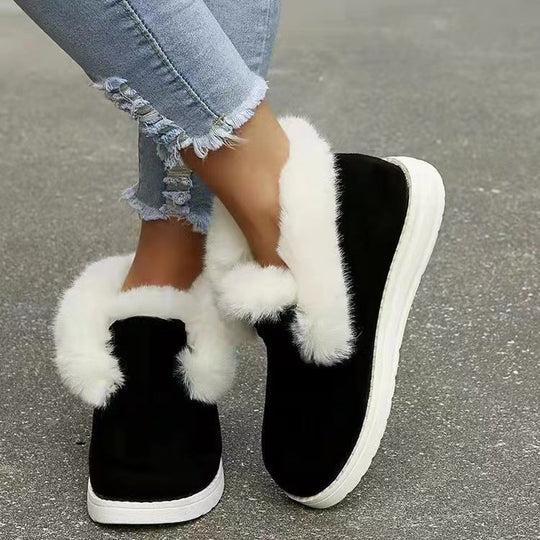 Damen Bequeme Wohn-Sneaker mit weichem Futter und rutschfester Sohle EB