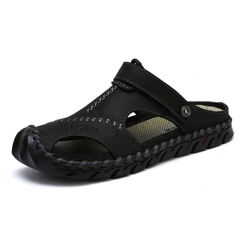Herren Atmungsaktive Sandalen mit verstellbarem Riemen und rutschfester Sohle EB