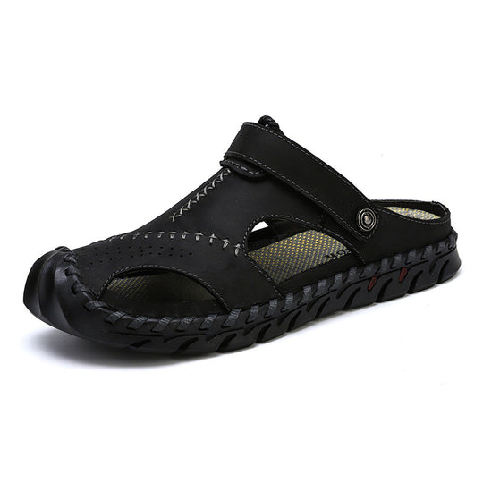 Herren Atmungsaktive Sandalen mit verstellbarem Riemen und rutschfester Sohle EB