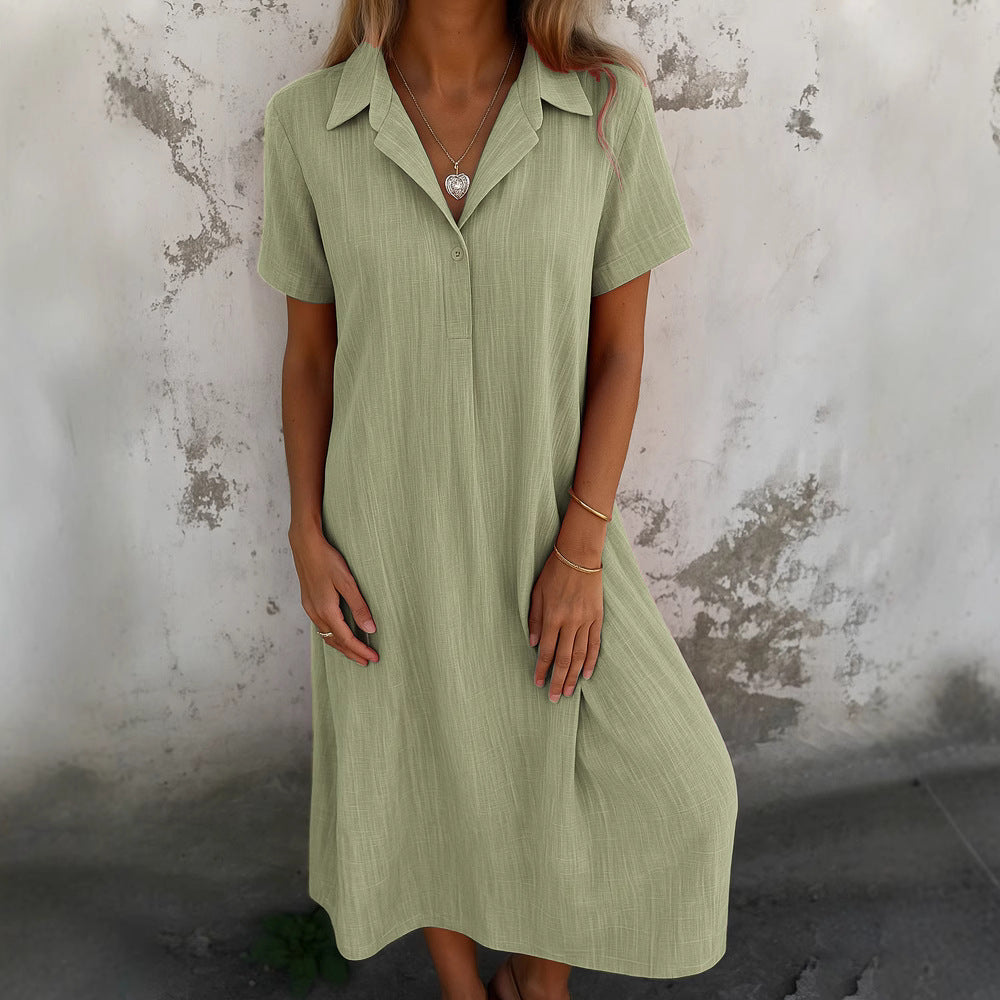 Damen Hemdblusenkleid EB