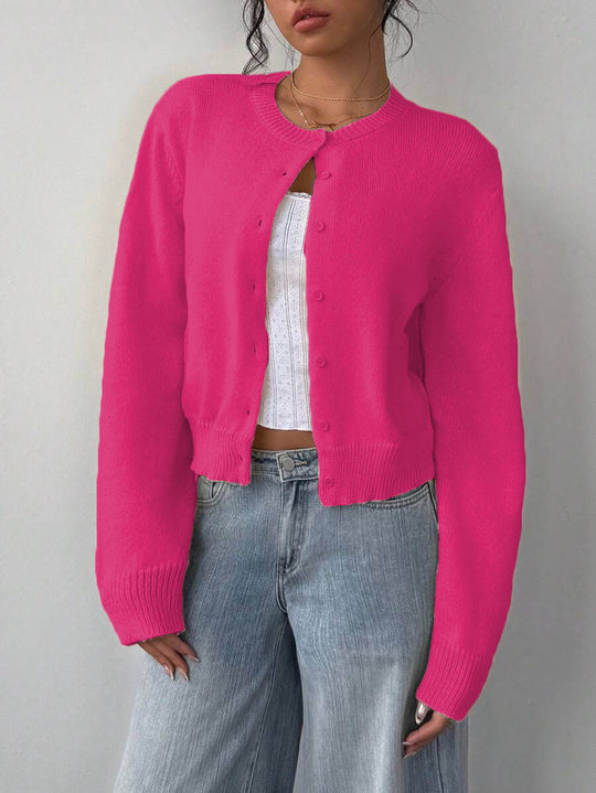 Damen Strickjacke im Oversized-Stil EB