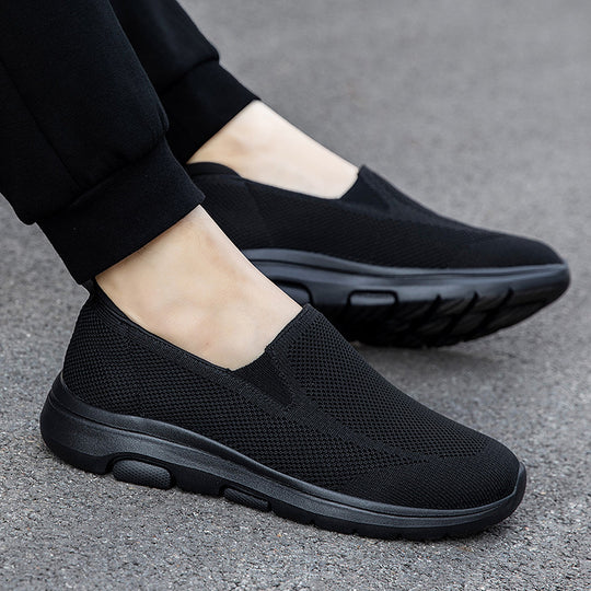 Damen Slip-On Fitnessschuhe mit atmungsaktiver Mesh-Oberfläche EB