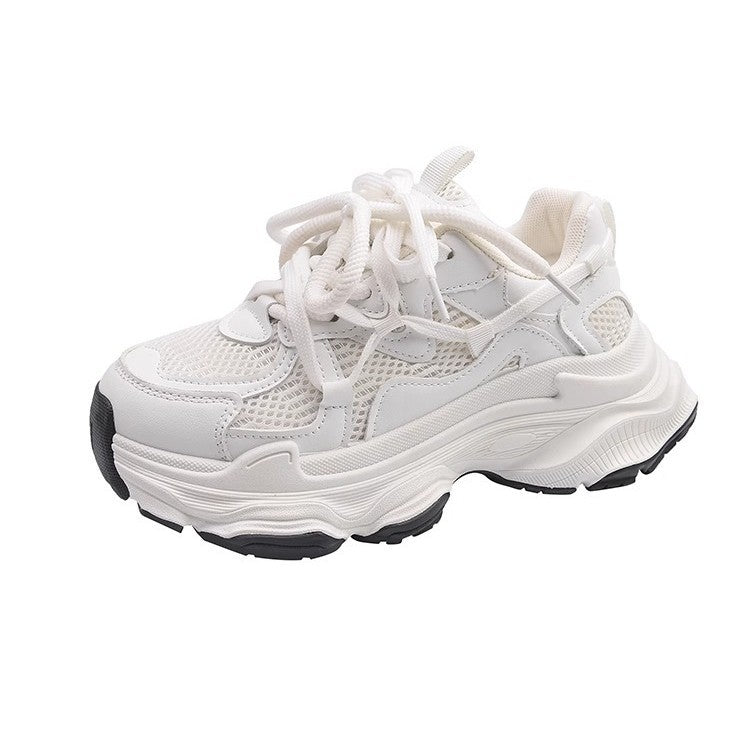 Damen Sportliche Chunky Sneakers mit atmungsaktiven Mesh-Einsätzen und dämpfender Sohle EB