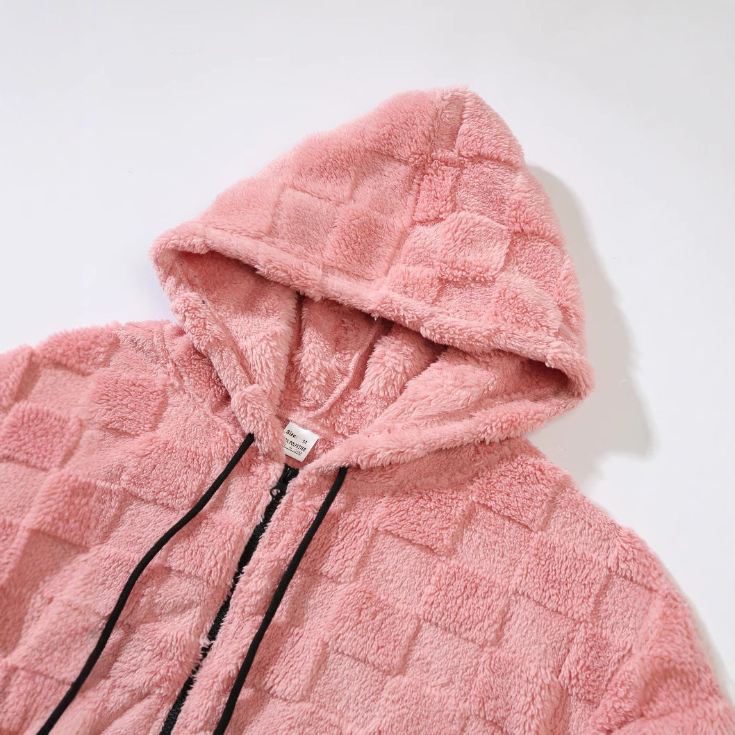 Herren Fleecejacke mit strukturiertem Design und praktischem Reißverschluss EB