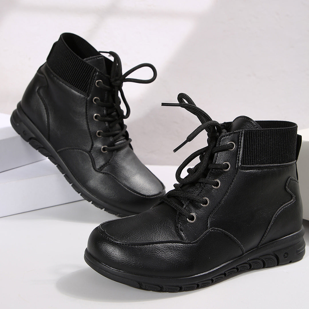 Damen Hochwertige Winterstiefel mit warmem Fleece-Futter und rutschfester Sohle EB