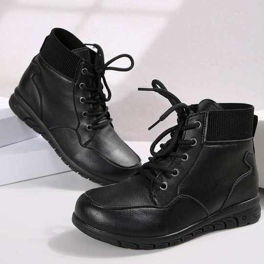 Damen Hochwertige Winterstiefel mit warmem Fleece-Futter und rutschfester Sohle EB