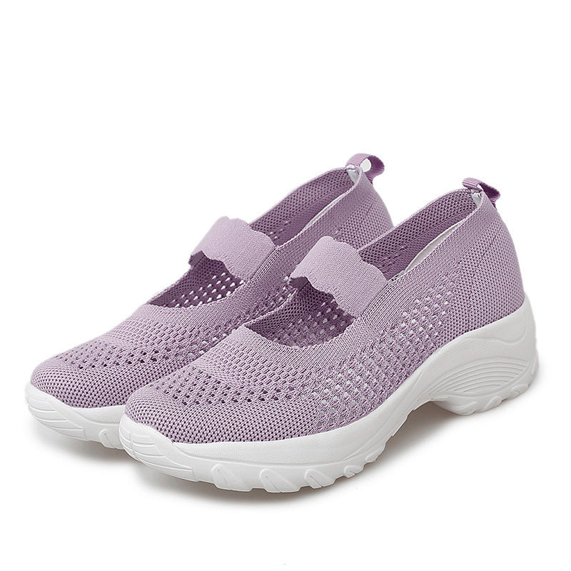 Damen Atmungsaktive Freizeitschuhe mit elastischem Schnürsystem EB