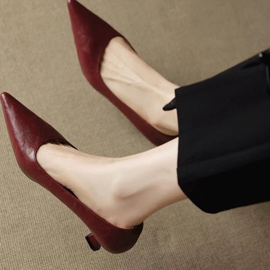 Damen Klassische Pumps mit elegantem Blockabsatz EB