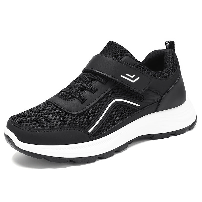 Damen Sportliche Fitness Sneakers mit verstellbarem Klettverschluss und atmungsaktivem Obermaterial EB