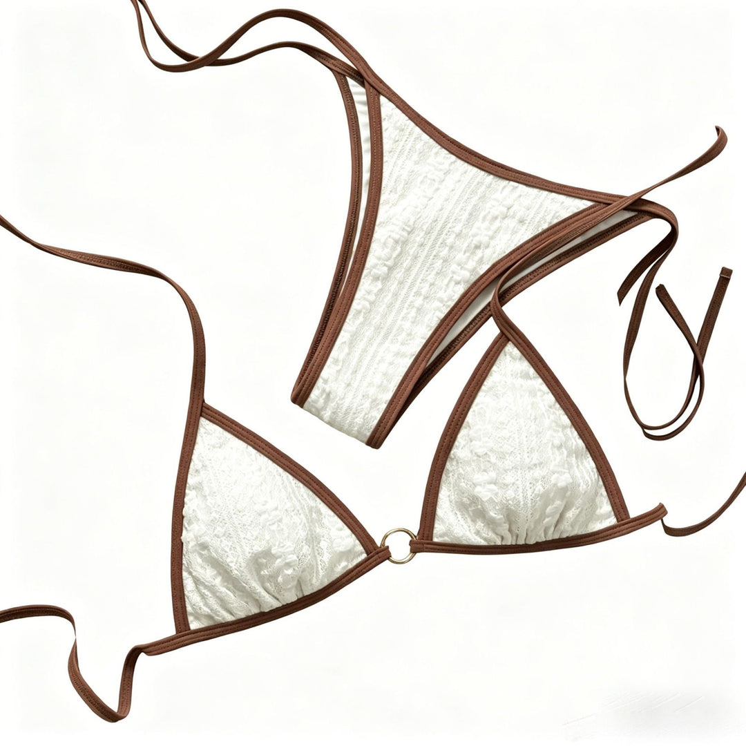 Damen Triangel-Bikini mit eleganten Details EB