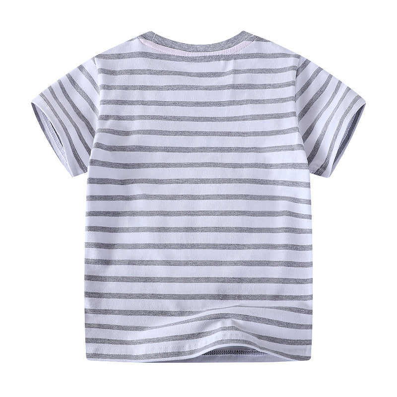 Jungen T-Shirt mit niedlichem Dinosauriermotiv EB