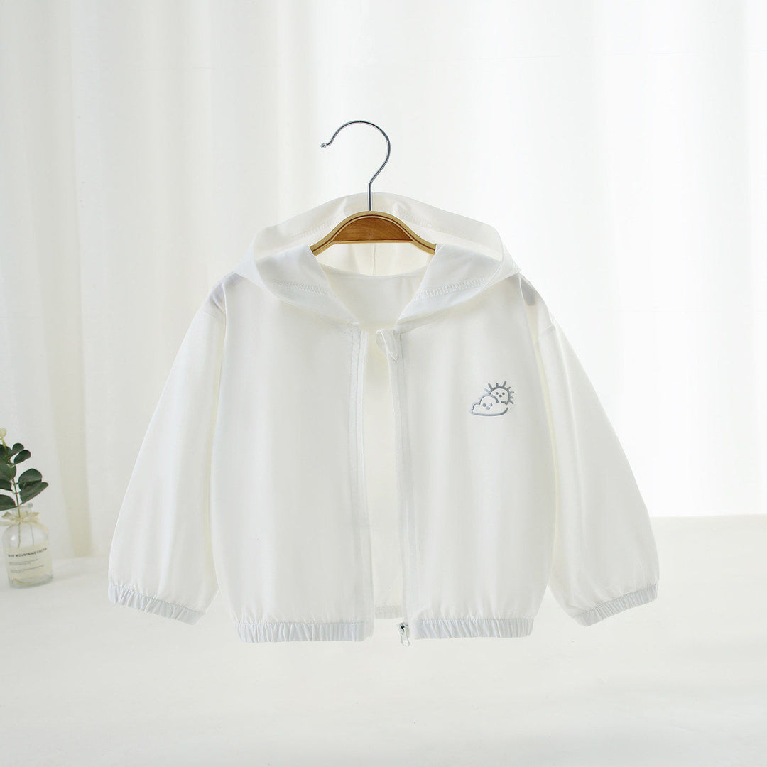 Unisex nan leichte atmungsaktive Kapuzen-Zip-Jacke mit elastischen Bündchen EB