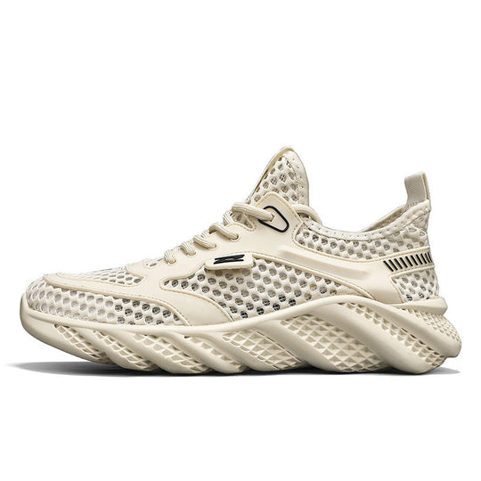 Damen Sportliche Sneakers mit atmungsaktiver Mesh-Oberfläche und rutschfester Sohle EB